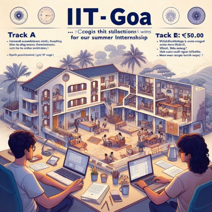 IIT GOA SUMMER INTERNSHIPS 2024: ANY COLLEGE STUDENT CAN APPLY