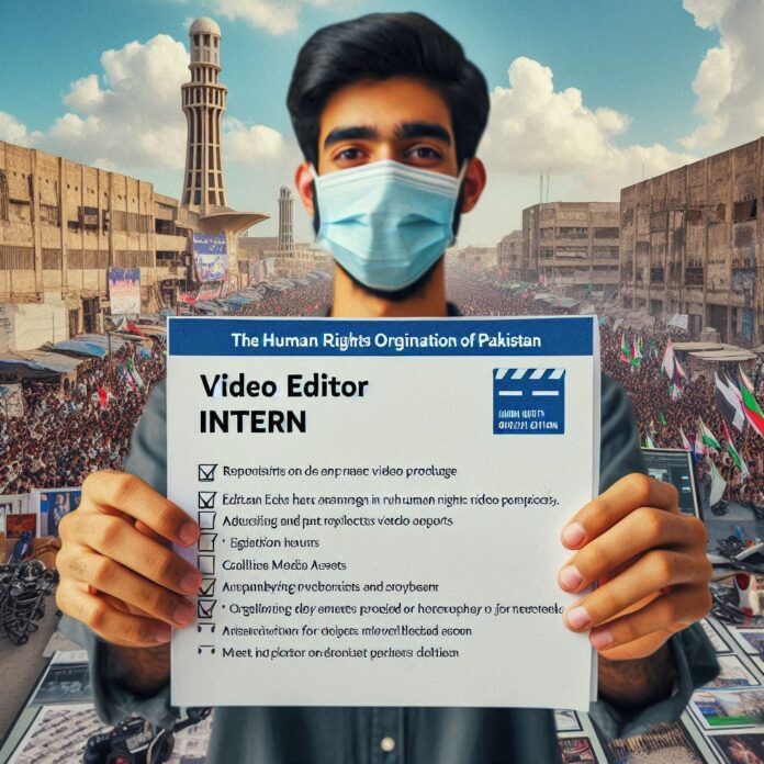 Video Editor Internship at Human Rights Organization of Pakistan, Karachi