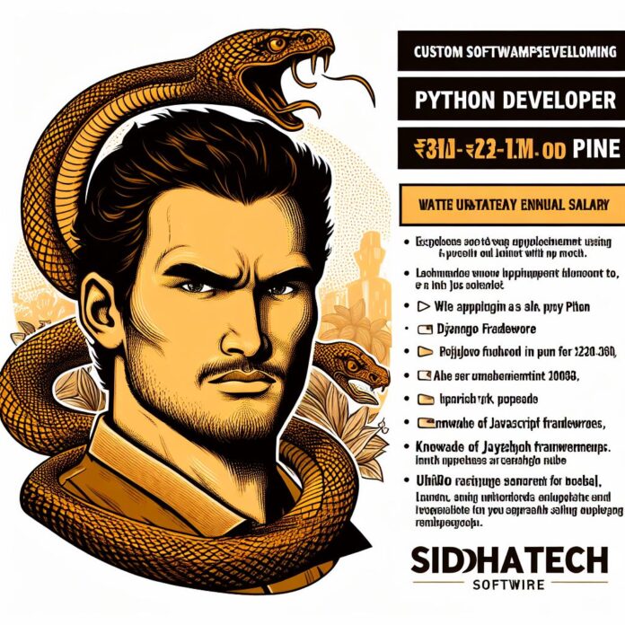 Siddhatech Software Hiring: Python Developer in Pune
