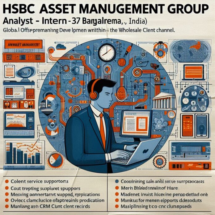 Analyst Intern at HSBC Asset Management Group, Bangalore