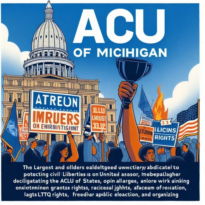 ACLU of Michigan Undergraduate Internship - Summer 2023, Detroit, MI