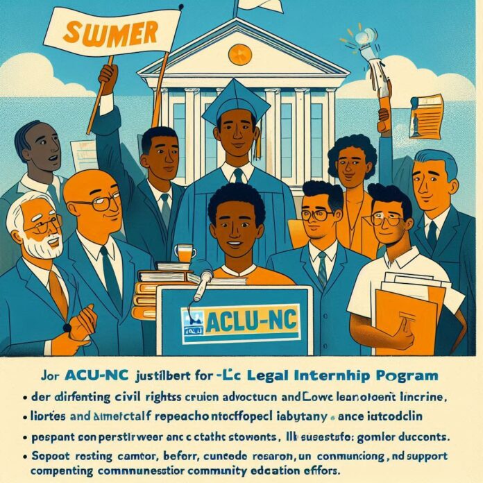 Legal Internship Program at ACLU - Raleigh, NC