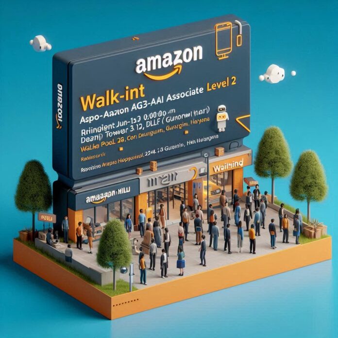 Amazon Walk-In Recruitment for GO AI Associate (Level 2) - Remote Position