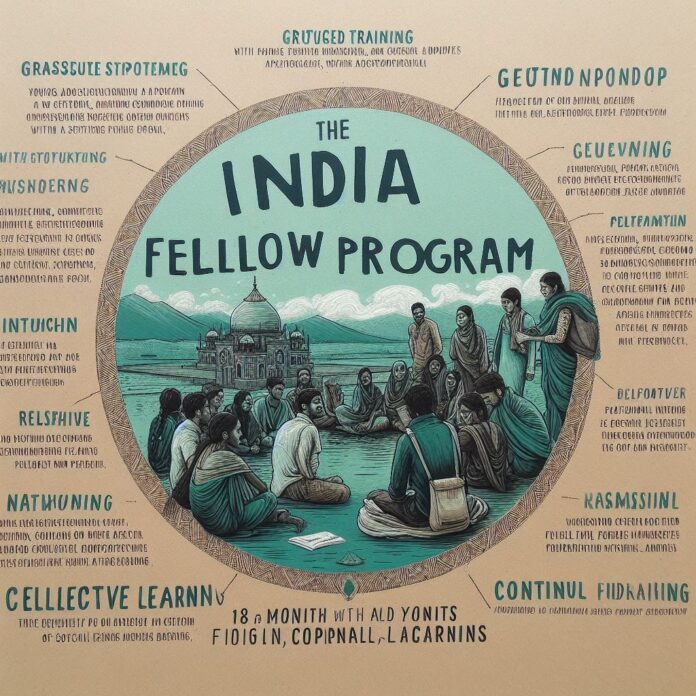 The India Fellow program offers an immersive 18-month journey for young adults committed to social change, blending grassroots engagement with structured training, mentorship, and continuous learning. Fellows work closely with diverse communities across India, supported by a stipend for living expenses, and engage in reflective practices and skill-building activities. The program emphasizes personal growth, professional networking, and collective fundraising, fostering a holistic approach to addressing societal challenges while preparing participants for impactful leadership roles in the social sector. The India Fellow program offers an immersive 18-month journey for young adults committed to social change, blending grassroots engagement with structured training, mentorship, and continuous learning. Fellows work closely with diverse communities across India, supported by a stipend for living expenses, and engage in reflective practices and skill-building activities. The program emphasizes personal growth, professional networking, and collective fundraising, fostering a holistic approach to addressing societal challenges while preparing participants for impactful leadership roles in the social sector.