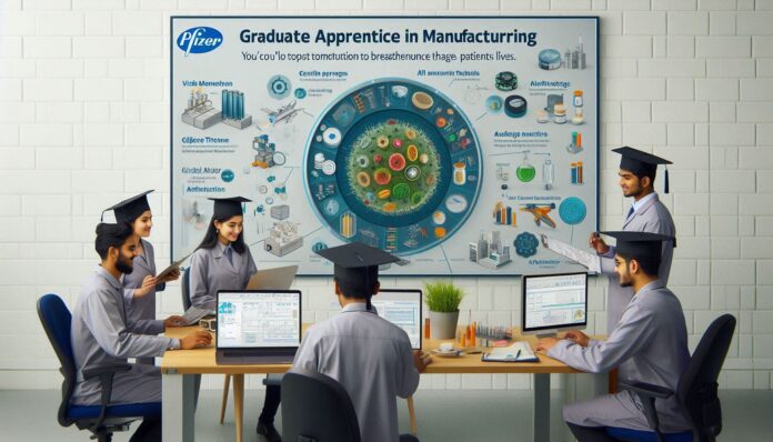 Pfizer Hiring Graduate Apprentice Manufacturing