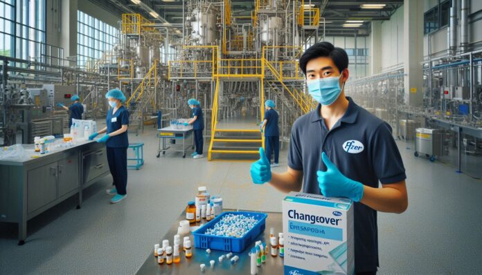 Pfizer Hiring Intern, API Changeover